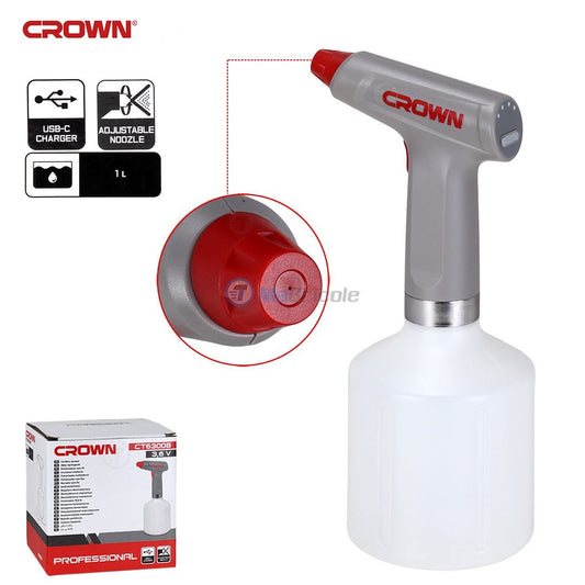 بخاخ لاسلكي سعة 1 لتر من علامة crown